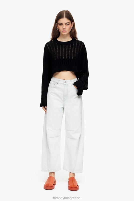 είδη ένδυσης Bimba Y Lola βαρέλι - ίσιο τζιν L2L28430 μπλε