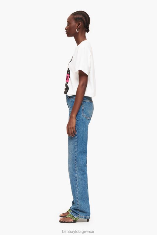 είδη ένδυσης Bimba Y Lola ίσιο ολόσωμο - ίσιο τζιν L2L28448 μπλε