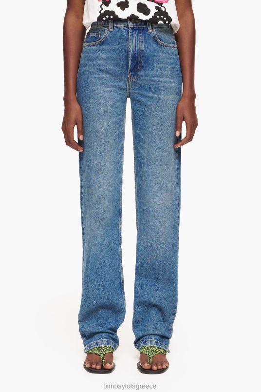 είδη ένδυσης Bimba Y Lola ίσιο ολόσωμο - ίσιο τζιν L2L28448 μπλε