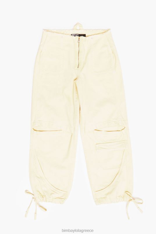 είδη ένδυσης Bimba Y Lola τζιν cargo χρώματος L2L28541 βούτυρο