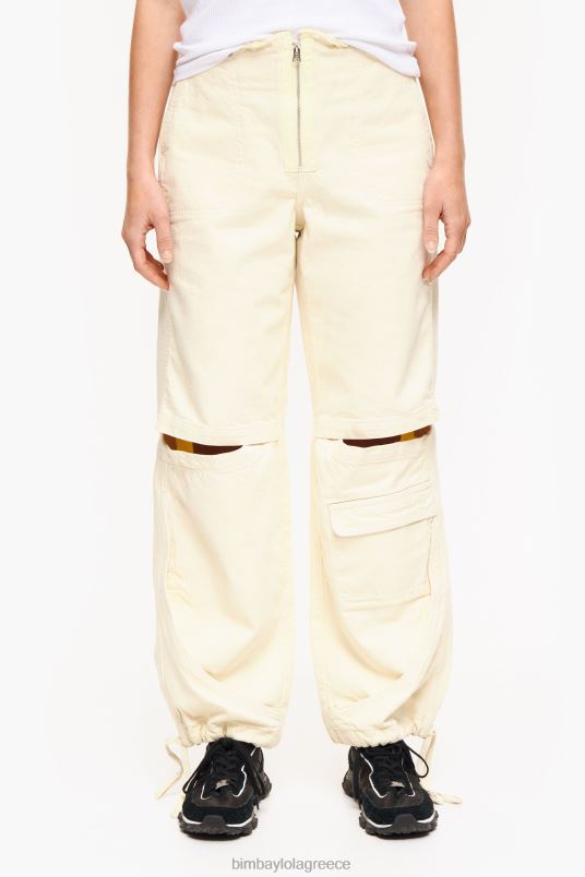 είδη ένδυσης Bimba Y Lola τζιν cargo χρώματος L2L28541 βούτυρο
