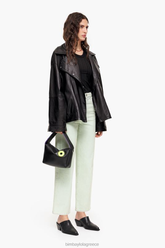 είδη ένδυσης Bimba Y Lola ίσιο cropped - ίσιο τζιν L2L28449 μέντα