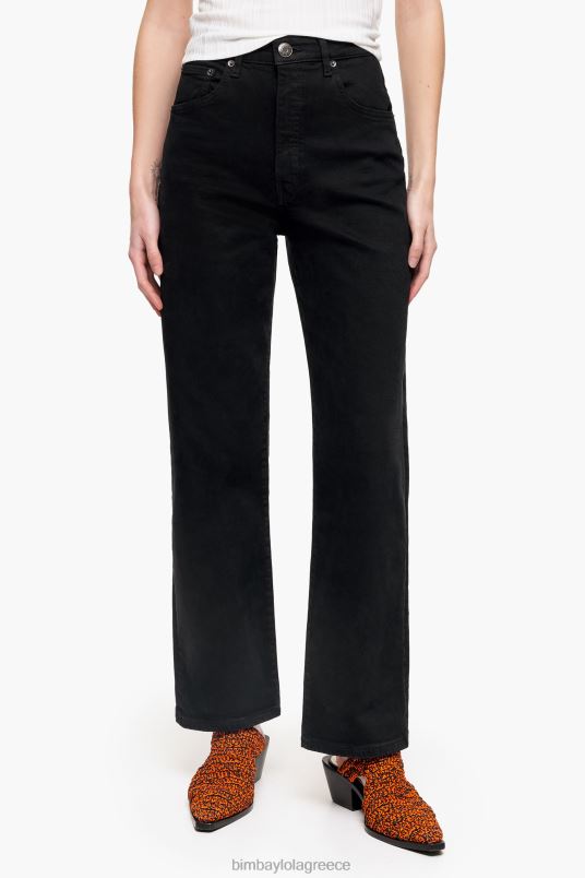 είδη ένδυσης Bimba Y Lola ίσιο cropped - ίσιο τζιν L2L28450 μαύρος