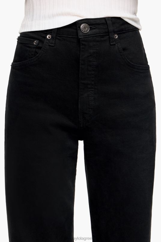 είδη ένδυσης Bimba Y Lola ίσιο cropped - ίσιο τζιν L2L28450 μαύρος