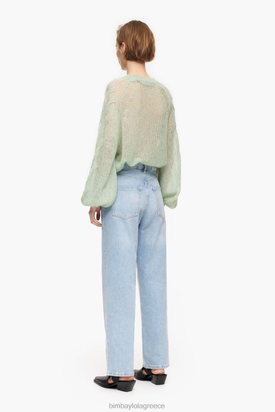 είδη ένδυσης Bimba Y Lola ίσιο cropped - ίσιο τζιν L2L28453 μπλε