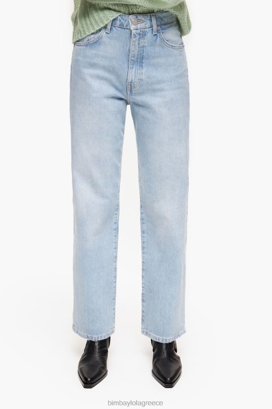 είδη ένδυσης Bimba Y Lola ίσιο cropped - ίσιο τζιν L2L28453 μπλε