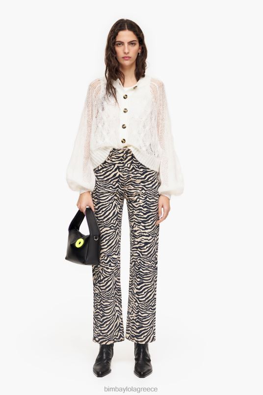 είδη ένδυσης Bimba Y Lola ίσιο cropped - ίσιο τζιν L2L28530 τίγρη