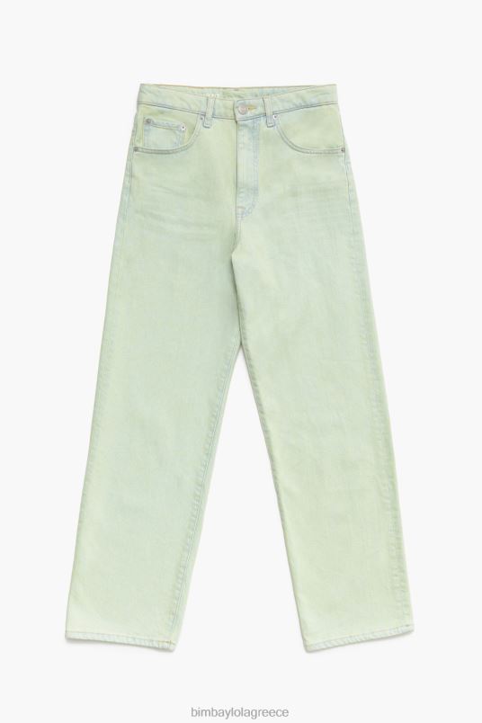 είδη ένδυσης Bimba Y Lola ίσιο cropped - ίσιο τζιν L2L28536 μέντα