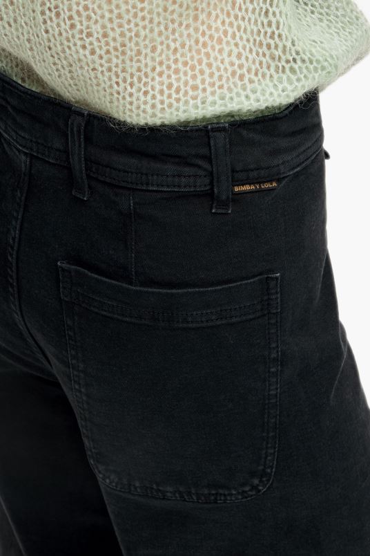 είδη ένδυσης Bimba Y Lola culotte - ψηλό τζιν L2L28441 μαύρος