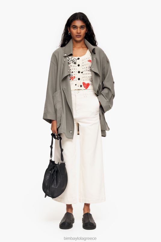 είδη ένδυσης Bimba Y Lola culotte - ψηλό τζιν L2L28443 κρέμα