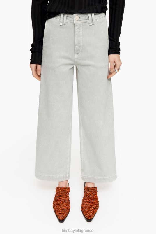 είδη ένδυσης Bimba Y Lola culotte - ψηλό τζιν L2L28444 πράσινο μέντας