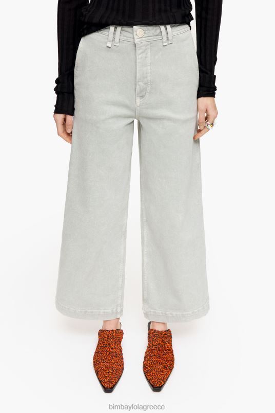 είδη ένδυσης Bimba Y Lola culotte - ψηλό τζιν L2L28519 πράσινο μέντας