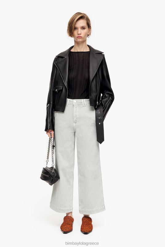 είδη ένδυσης Bimba Y Lola culotte - ψηλό τζιν L2L28519 πράσινο μέντας