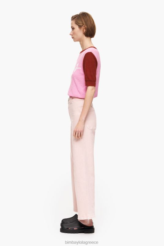 είδη ένδυσης Bimba Y Lola culotte - ψηλό τζιν L2L28520 ροζ
