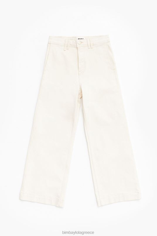 είδη ένδυσης Bimba Y Lola culotte - ψηλό τζιν L2L28523 κρέμα