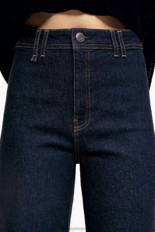 είδη ένδυσης Bimba Y Lola culotte - ψηλό τζιν L2L28524 σκούρο μπλε