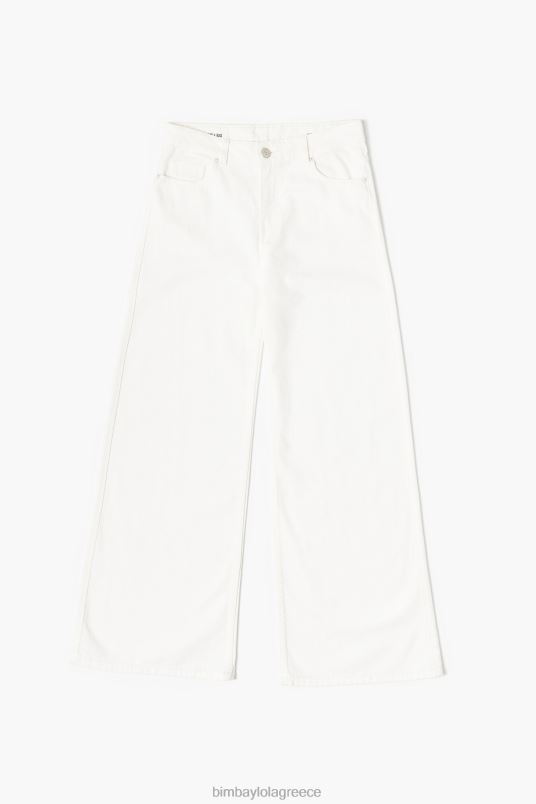 είδη ένδυσης Bimba Y Lola wide leg - wide leg τζιν L2L28505 άσπρο