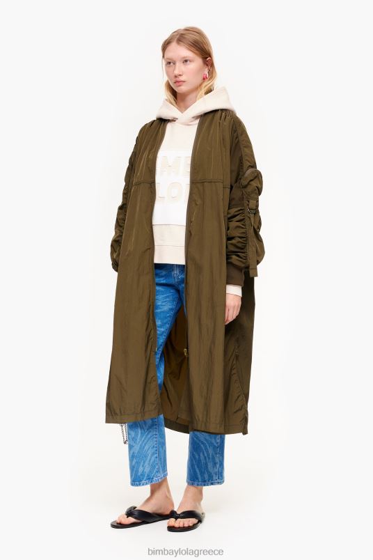 είδη ένδυσης Bimba Y Lola βαμβακερή φούτερ L2L28492 ελεφαντόδοντο