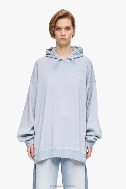 είδη ένδυσης Bimba Y Lola βαμβακερή φούτερ L2L28493 μπλε