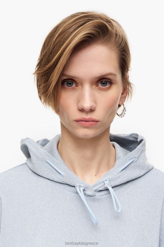 είδη ένδυσης Bimba Y Lola βαμβακερή φούτερ L2L28493 μπλε