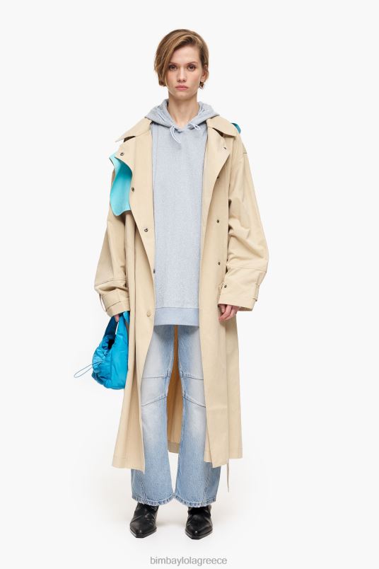 είδη ένδυσης Bimba Y Lola βαμβακερή φούτερ L2L28493 μπλε