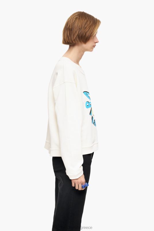 είδη ένδυσης Bimba Y Lola φούτερ κουτί με λογότυπο μπανάνα L2L28495 ελεφαντόδοντο