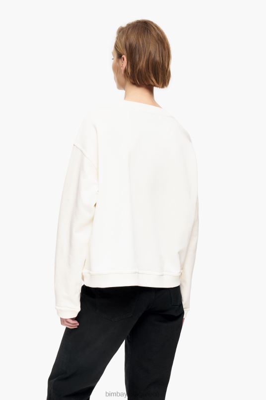 είδη ένδυσης Bimba Y Lola φούτερ κουτί με λογότυπο μπανάνα L2L28495 ελεφαντόδοντο