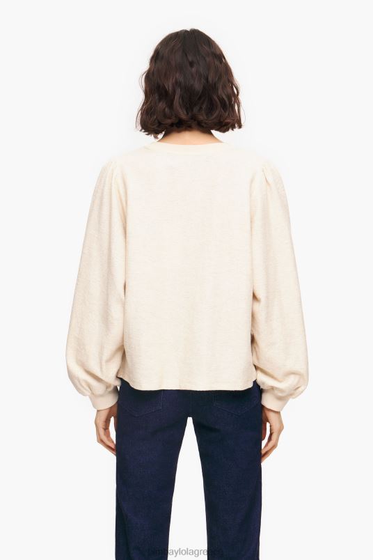 είδη ένδυσης Bimba Y Lola φούτερ με λογότυπο σε κουτί L2L28496 άμμος