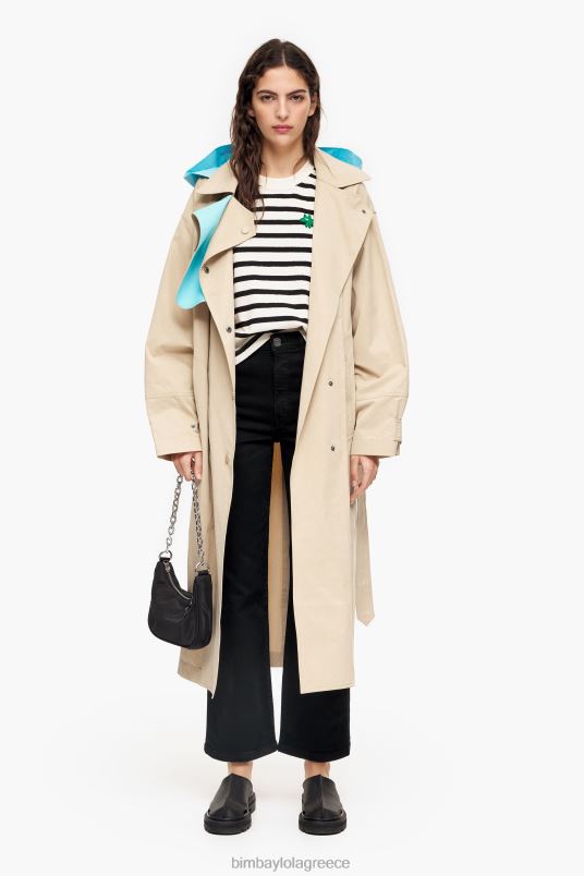 είδη ένδυσης Bimba Y Lola φούτερ με ριγέ λογότυπο L2L28498 άσπρο