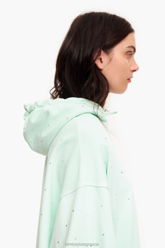 είδη ένδυσης Bimba Y Lola αστραφτερό φούτερ L2L28501 μέντα