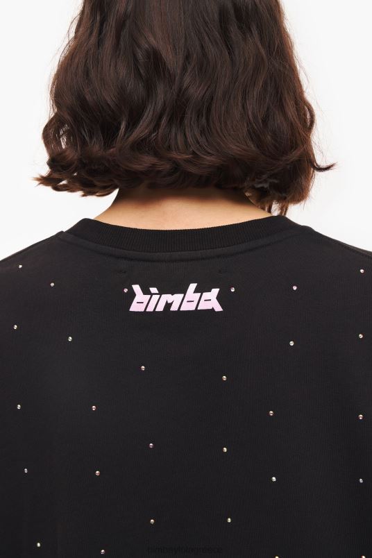 είδη ένδυσης Bimba Y Lola αστραφτερό φούτερ L2L28502 μαύρος