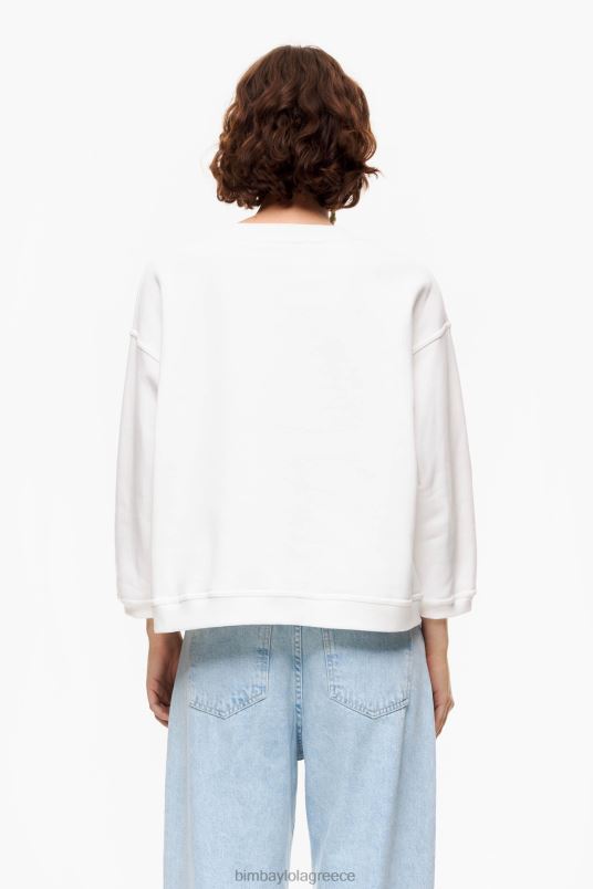 είδη ένδυσης Bimba Y Lola φούτερ με λογότυπο L2L28503 ελεφαντόδοντο