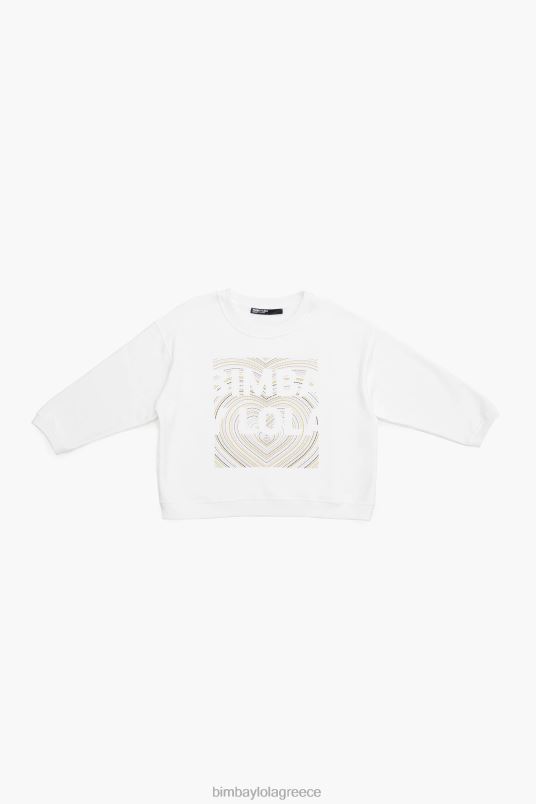 είδη ένδυσης Bimba Y Lola φούτερ με λογότυπο L2L28503 ελεφαντόδοντο