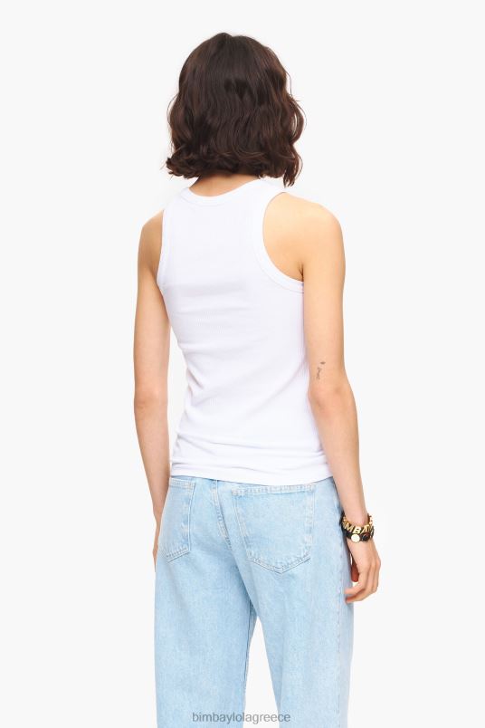είδη ένδυσης Bimba Y Lola εφαρμοστό τσίλι L2L28244 άσπρο