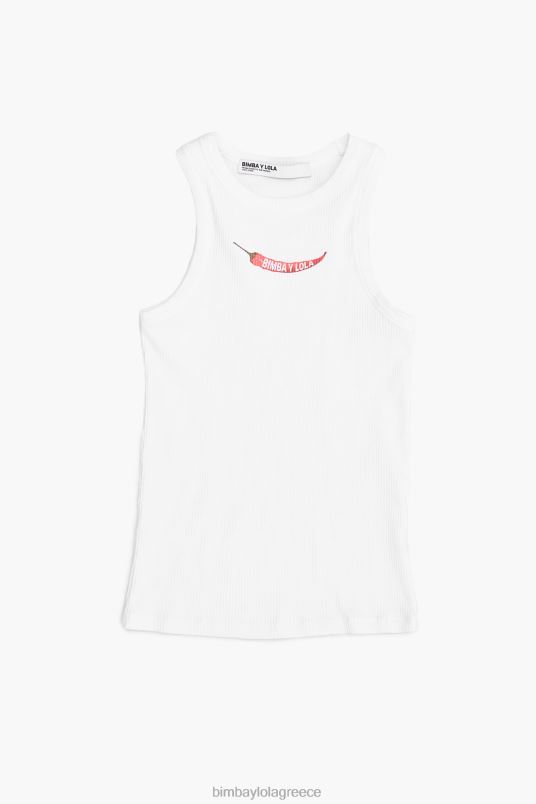 είδη ένδυσης Bimba Y Lola εφαρμοστό τσίλι L2L28244 άσπρο