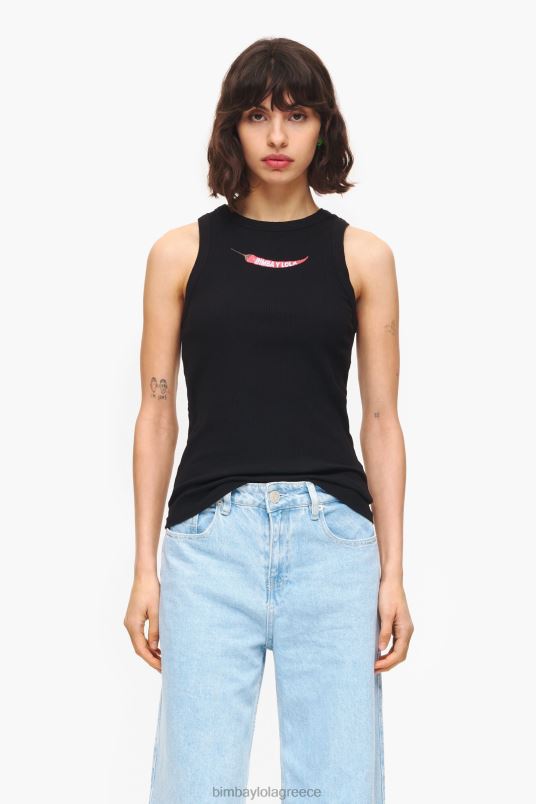 είδη ένδυσης Bimba Y Lola εφαρμοστό τσίλι L2L28245 μαύρος