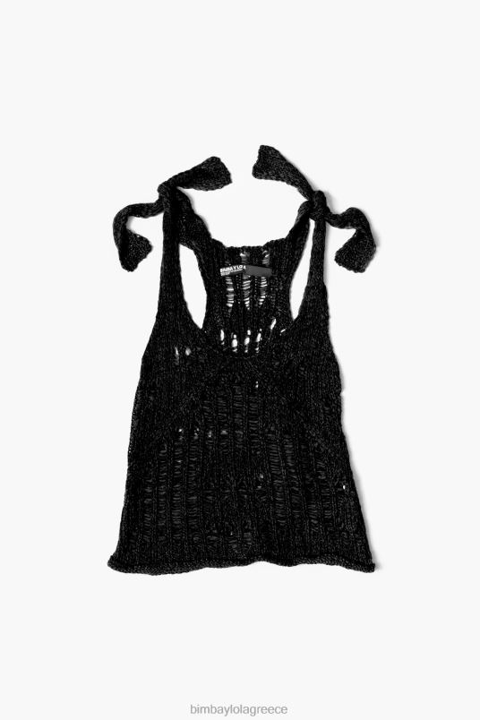 είδη ένδυσης Bimba Y Lola τοπ με βελονάκι L2L28264 μαύρος