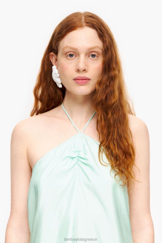 είδη ένδυσης Bimba Y Lola τριμμένη κορυφή L2L28331 πράσινο μέντας