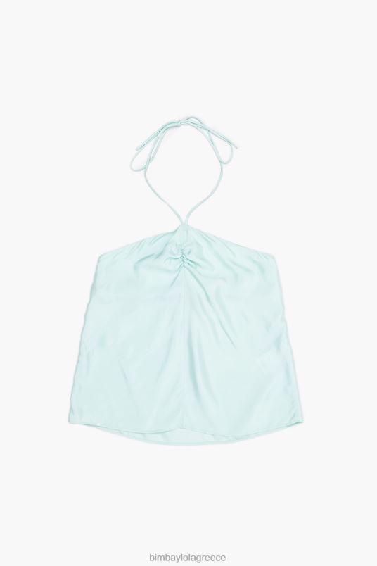 είδη ένδυσης Bimba Y Lola τριμμένη κορυφή L2L28331 πράσινο μέντας
