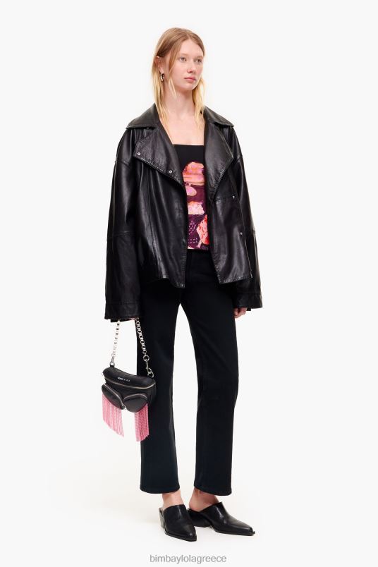 είδη ένδυσης Bimba Y Lola ψευδώνυμο φωτογραφία εκτύπωση επάνω L2L28342 μαύρος