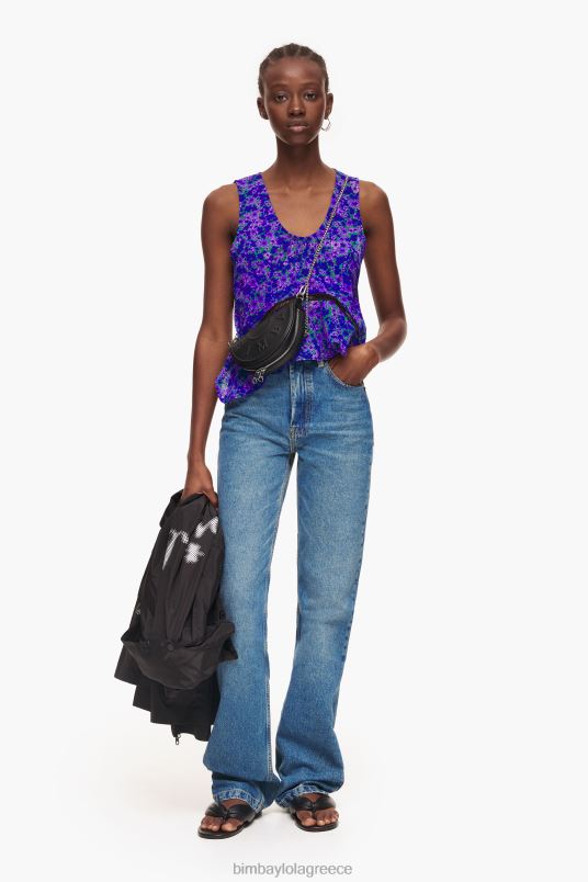 είδη ένδυσης Bimba Y Lola Μίνι μπλούζα full print L2L28345 λουλούδια