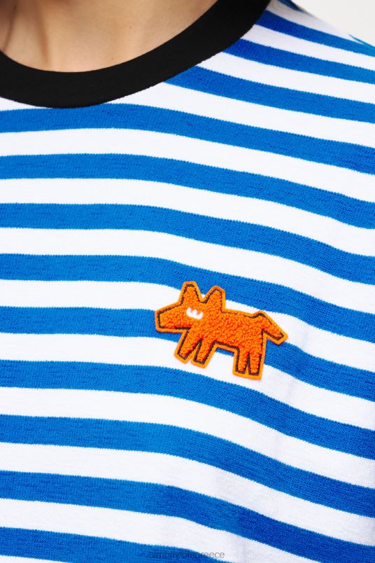 είδη ένδυσης Bimba Y Lola ριγέ μπλουζάκι L2L28253 μπλε