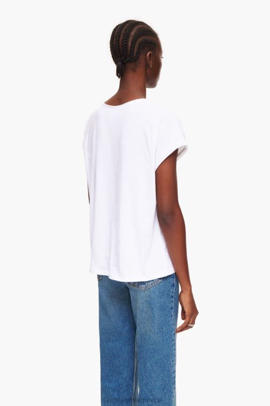 είδη ένδυσης Bimba Y Lola μπλουζάκι με λογότυπο L2L28258 άσπρο