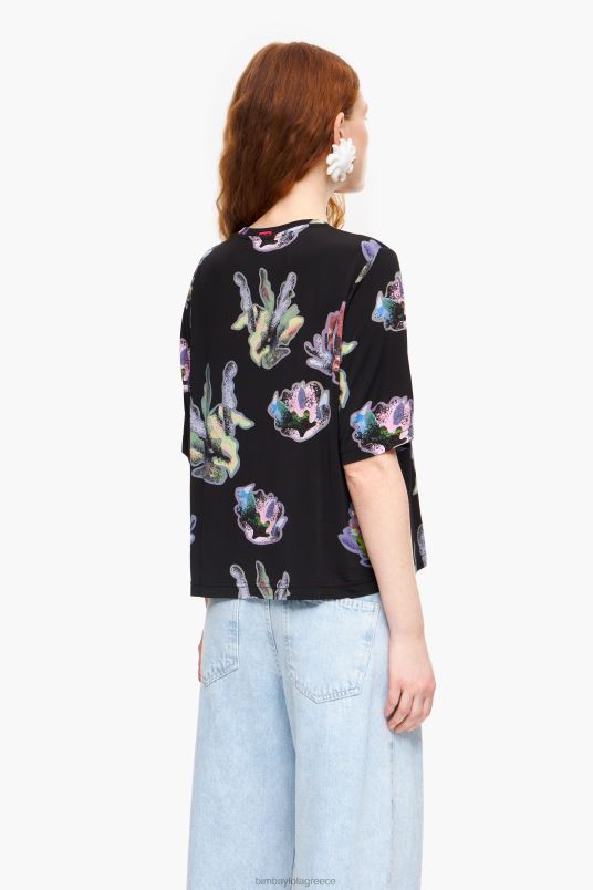 είδη ένδυσης Bimba Y Lola σκούρο κοραλί μπλουζάκι L2L28266 γκρί