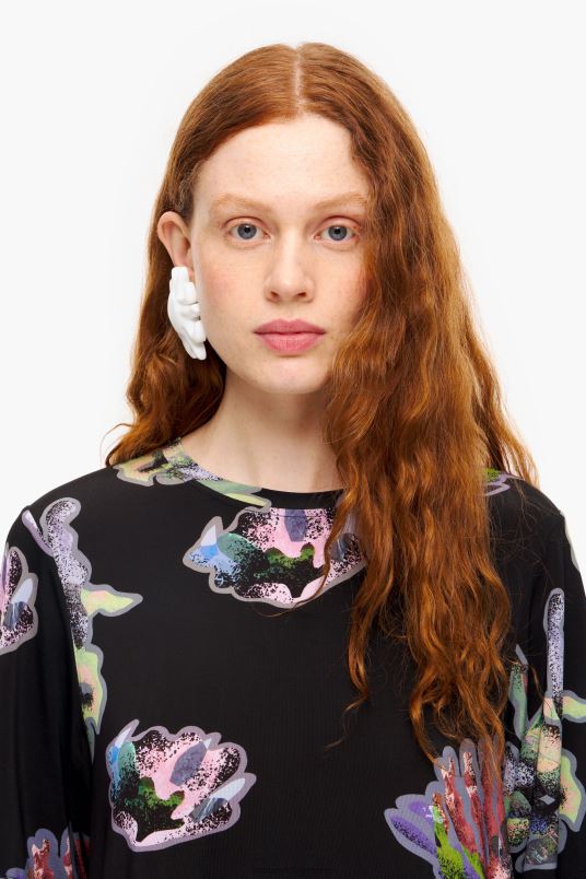 είδη ένδυσης Bimba Y Lola σκούρο κοραλί μπλουζάκι L2L28266 γκρί