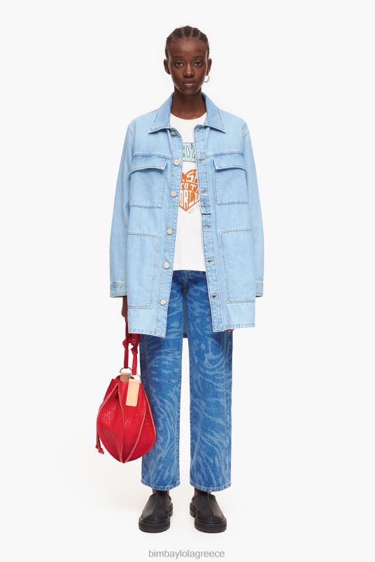 είδη ένδυσης Bimba Y Lola μπλουζάκι με λογότυπο πανεπιστημίου L2L28277 άσπρο