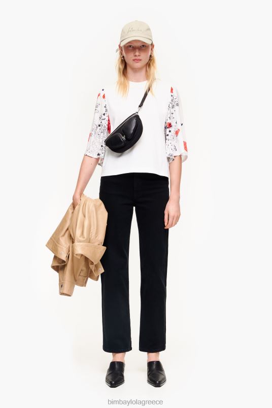 είδη ένδυσης Bimba Y Lola Μπλουζάκι με στάμπα καρδιάς με διπλό ύφασμα L2L28282 παρατσούκλι