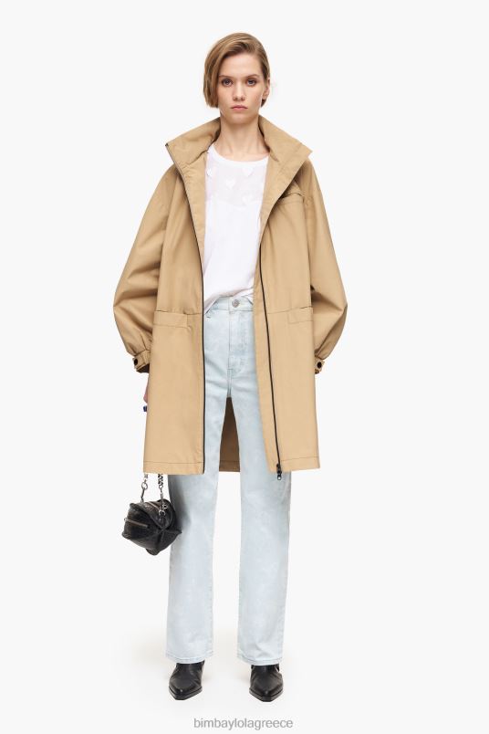 είδη ένδυσης Bimba Y Lola καρδιές βαμβακερό μπλουζάκι L2L28283 άσπρο