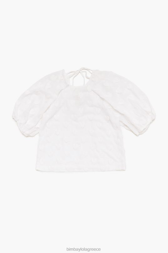 είδη ένδυσης Bimba Y Lola μπλουζάκι από διπλό ύφασμα L2L28285 άσπρο
