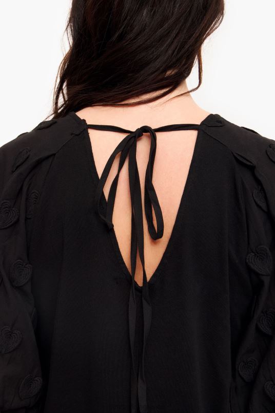 είδη ένδυσης Bimba Y Lola μπλουζάκι από διπλό ύφασμα L2L28286 μαύρος